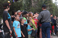 Group of children at jeepjamboree event