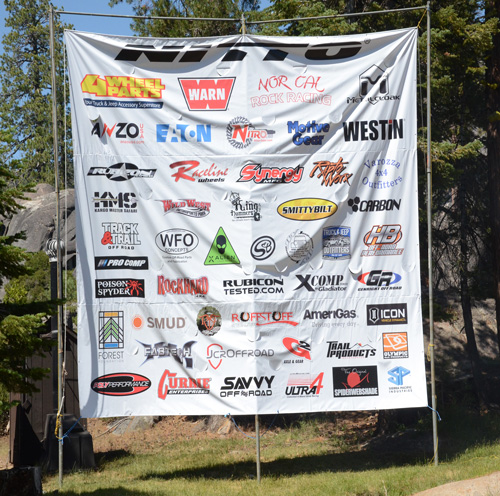 Image of sponsors banner at Maincamp